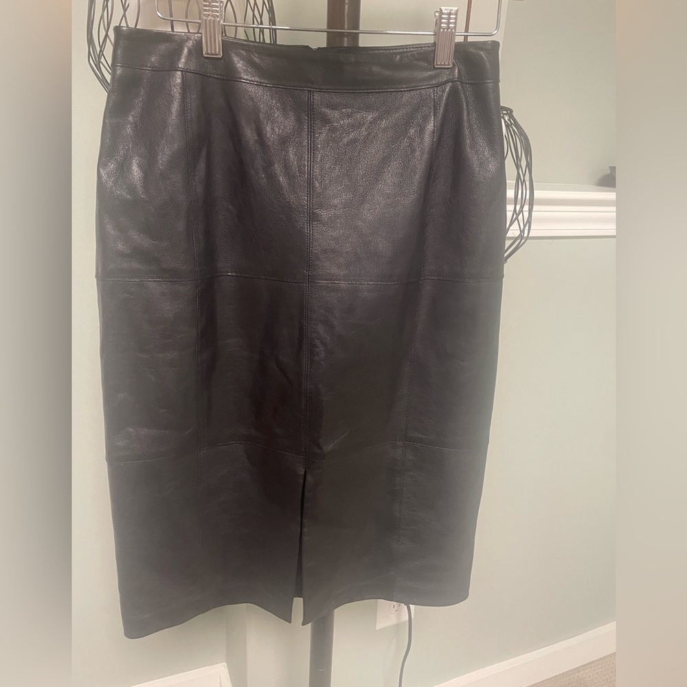 Leather shirt